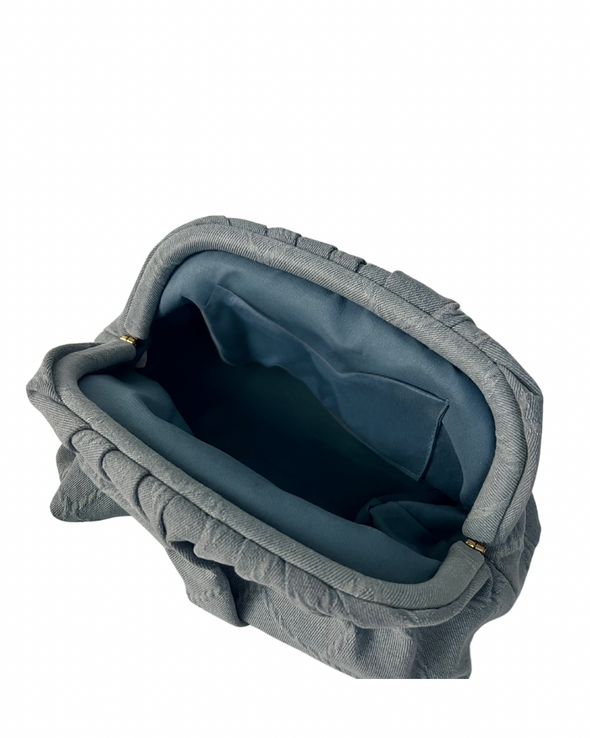 Julia Denim Clutch