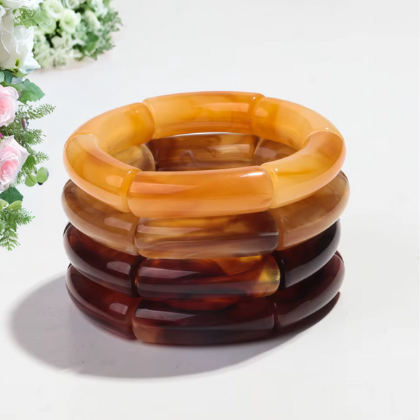 Acrylic Stackable Bracelets