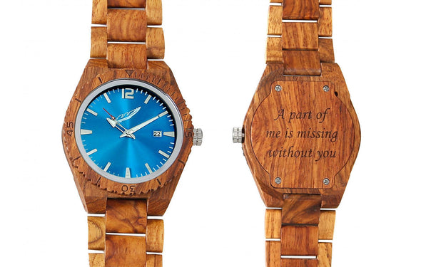 Personalized Engrave Ambila Wood Watches
