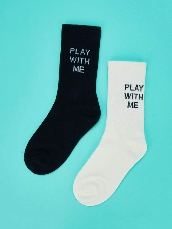 "Play with me" Sock 2 pairs