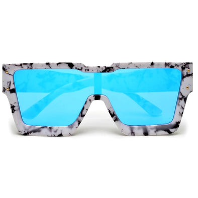 Geometric Shield Sunglasses